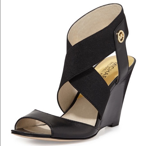 meadow elastic and leather sandal